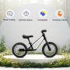 ECARPAT Balance Bike, Magnesium Alloy Frame Toddler Bike,Lightweight Sport Training Bicycle with 12" Rubber Foam Tires,Adjustable Seat for Kids Ages 1