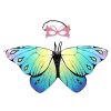 Halloween Children's Cartoon Butterfly Wings Mask Little Princess Back Decoration, Costume Performance Props Kindergarten Line Up Performance Performa