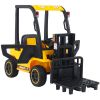 Electric frame lifting rod ElectricforkliftChildren Ride- on Car 12V7A Battery Powered Vehicle Toy ,3 speeds,Parent Remote Control,Led lights,music bo