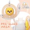 Toddler Slide and Swing Set 5 in 1, Kids Playground Climber Slide Playset with Basketball Hoop Freestanding Combination for Babies Indoor & Outdoor