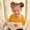 Kids Swing-N-Slide with Bus Play Structure; Freestanding Bus Toy with Slide&Swing for Toddlers; Bus Slide Set with Basketball Hoop