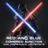 2 Colors Light Up Saber With FX Sound(Motion Sensitive); Star Wars Laser Saber; Realistic Handle For Kid; Expandable Light Swords Set For Halloween Dr