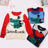 Baby Boy Cartoon Dinosaur Graphic ColorBlock Sleeves Design Fashion Pullover Sweater