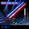 2 Colors Light Up Saber With FX Sound(Motion Sensitive); Star Wars Laser Saber; Realistic Handle For Kid; Expandable Light Swords Set For Halloween Dr