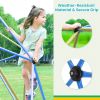 Kids Climbing Dome Tower - 12 ft Jungle Gym Geometric Playground Dome Climber Monkey Bars Play Center, Rust & UV Resistant Steel Supporting 1000 LBS