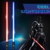2 Colors Light Up Saber With FX Sound(Motion Sensitive); Star Wars Laser Saber; Realistic Handle For Kid; Expandable Light Swords Set For Halloween Dr