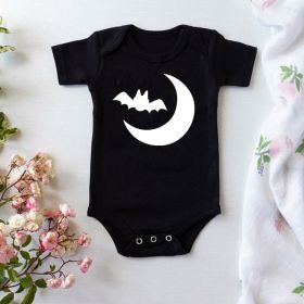 Cotton Jumpsuit Romper Halloween Pumpkin Head Skull (Option: Black 6-Climbing Clothes 6to12 Months)