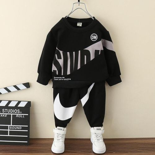 Boys' Matching Long-sleeve Suit Spring And Autumn New